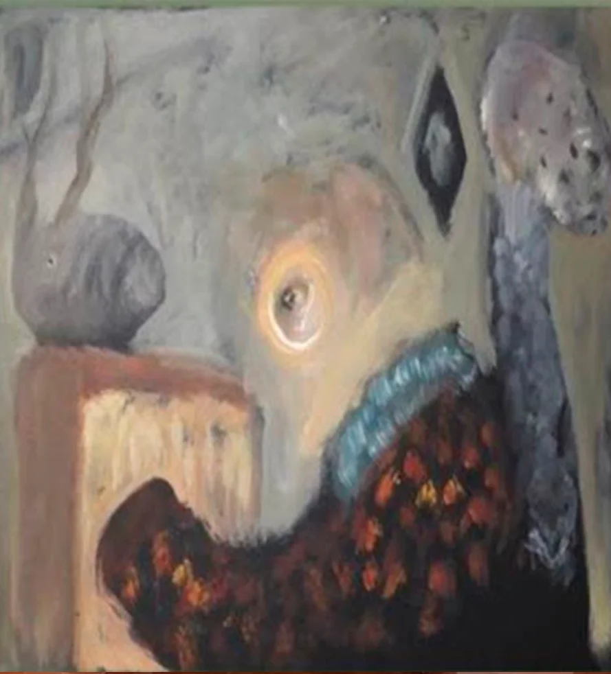 Nunca en Domingo, acrilico sobre cartulina negra 40x30 com, 2012